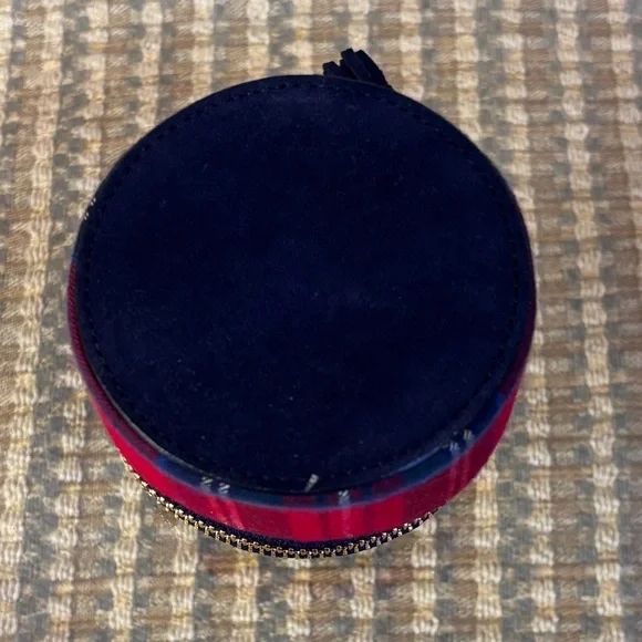 Vineyard Vines Tartan Plaid Travel Jewelry Case - Picture 3 of 6